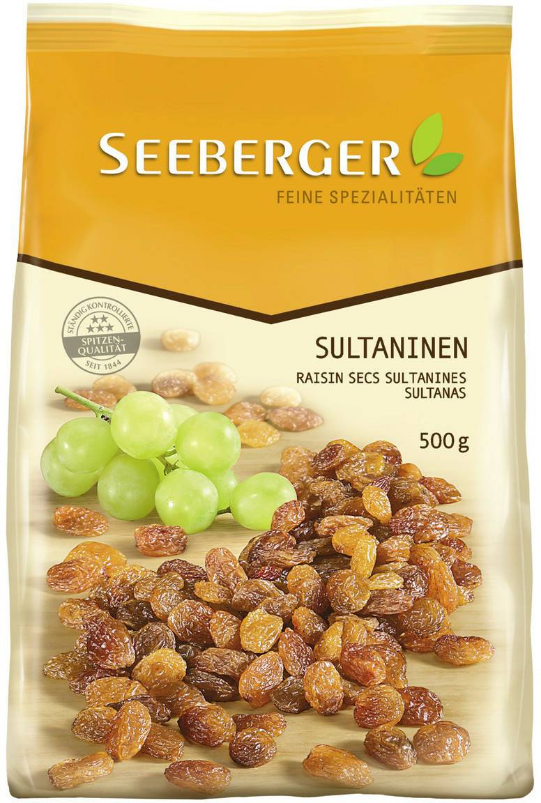 Süßigkeiten Seeberger Sultaninen (500 g)