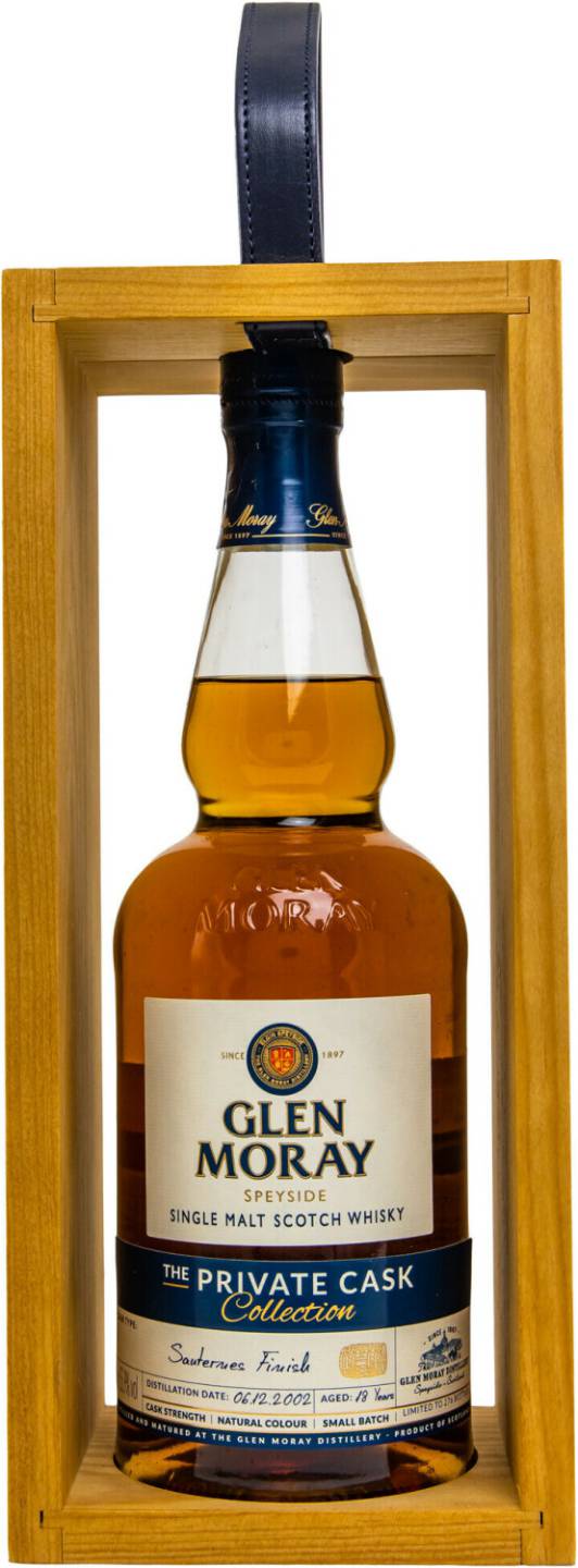 Whisky Glen Moray 18 Jahre The Private Cask Collection 2022 Sauternes Cask 0,7l 55,9%