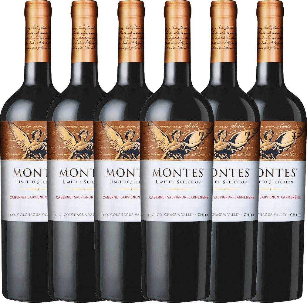 Weine Montes Winery Limited Selection Cabernet Sauvignon Carmenère 6x0,75l