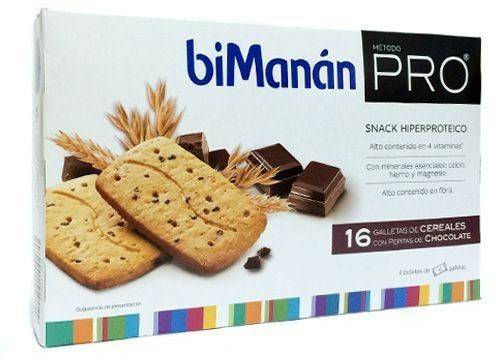 Bimanán Cereal Chocolate Biscuits (16 units) Süßigkeiten