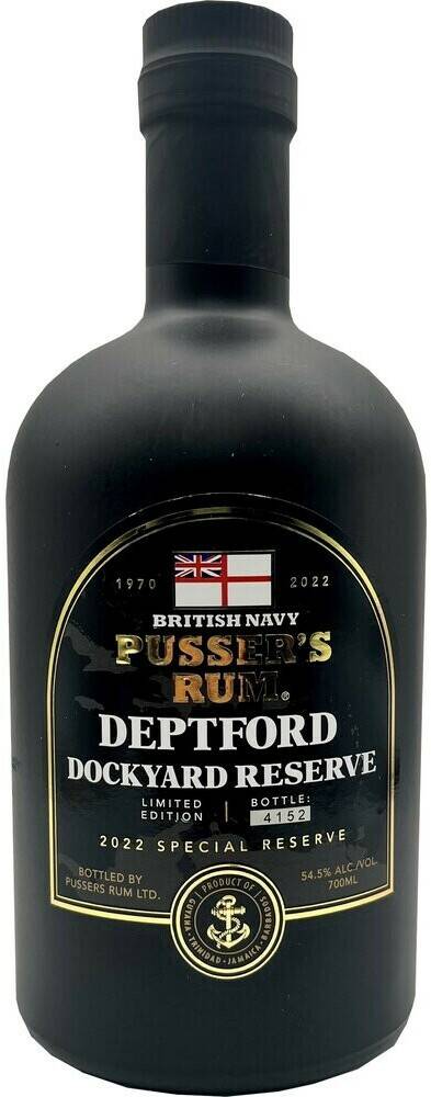 Rum Pusser's Deptford Dockyard Reserve Rum Limited Edition 2022 0,7l 54,5%