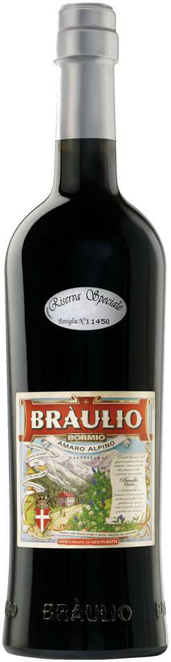 Campari Braulio Riserva Amaro Kräuterlikör 24,7% vol. 0,70l Liköre