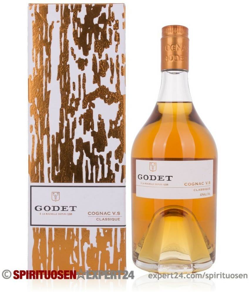 Godet Godet Cognac Cuvee Jean Godet V.S. 0,7l 40% Cognac, Armagnac & Wein