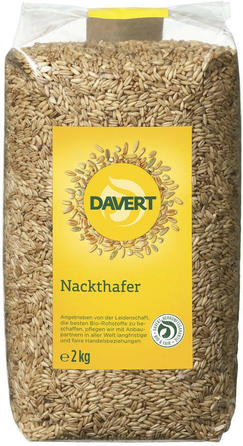 Davert Bio Nackthafer2kg Davert Bio Nackthafer