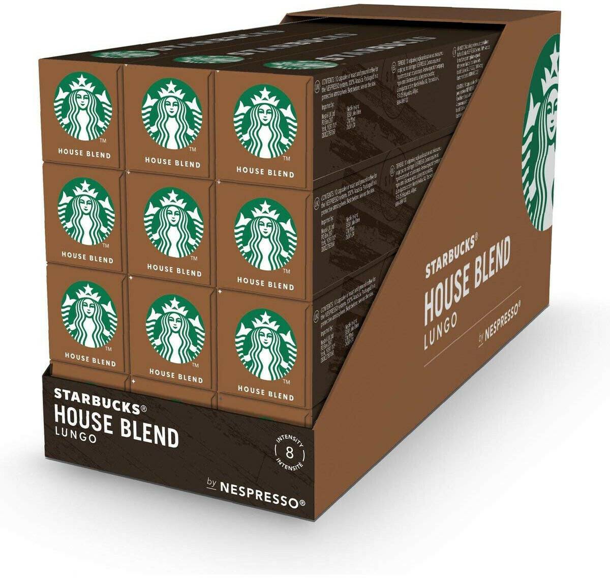 Starbucks House Blend Lungo Kaffeekapseln12x10 Port. Starbucks House Blend Lungo Kaffeekapseln