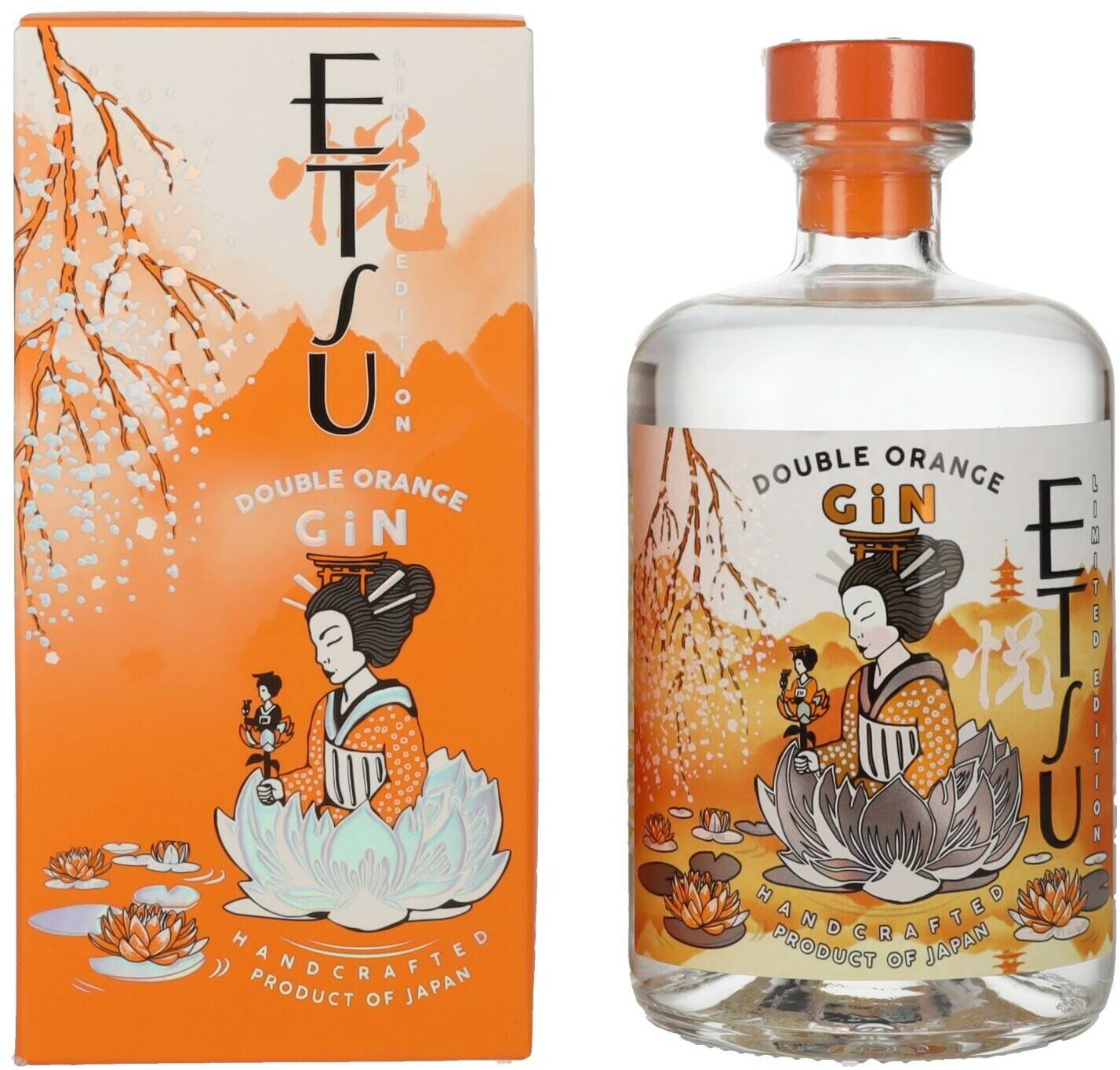 Asahikawa Distillery Etsu Double Orange Gin Limited Edition 0,7l 43% Gin