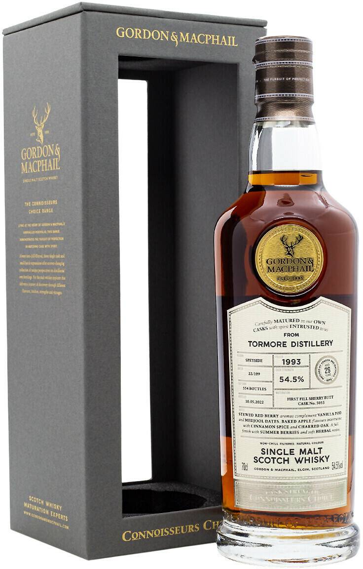 Tormore 29 Jahre G&M Connoisseurs Choice Single Malt Scotch Whisky 0,7l 54,5% Whisky