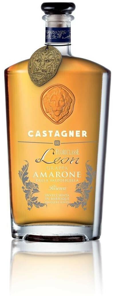 Castagner Fuoriclasse Leon Grappa Amarone della Valpolicella Riserva 38% 0,7l Spirituosen & Schnaps