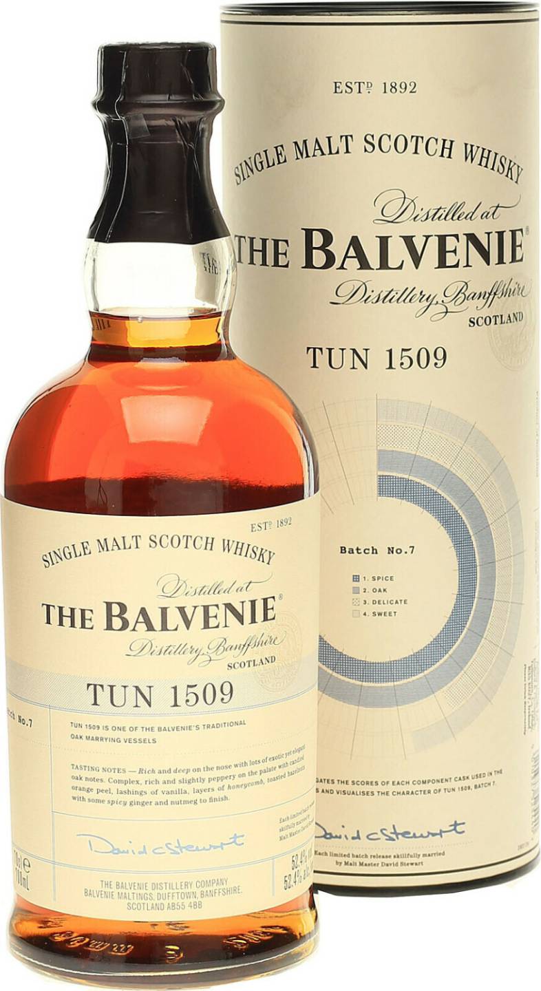 Whisky The Balvenie Tun 1509 Batch No.7 Speyside Single Malt Scotch Whisky 0,7l 52,4%