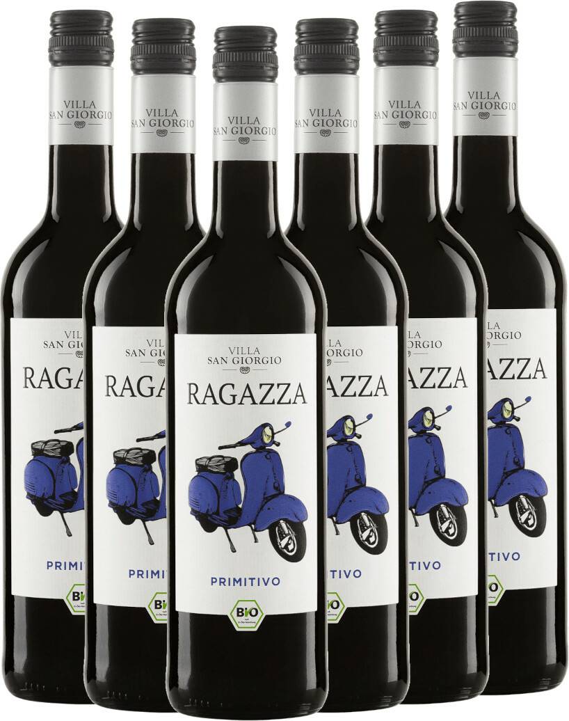 Peter Riegel Villa San Giorgio Ragazza Primitivo6x0,75l Weine