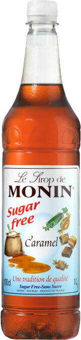 Monin Caramel Sugar Free Syrup 1L Sirupe