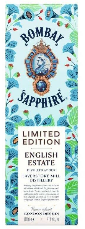 Bombay Sapphire London Dry Gin English Estate Limited Edition 1l 41% Gin