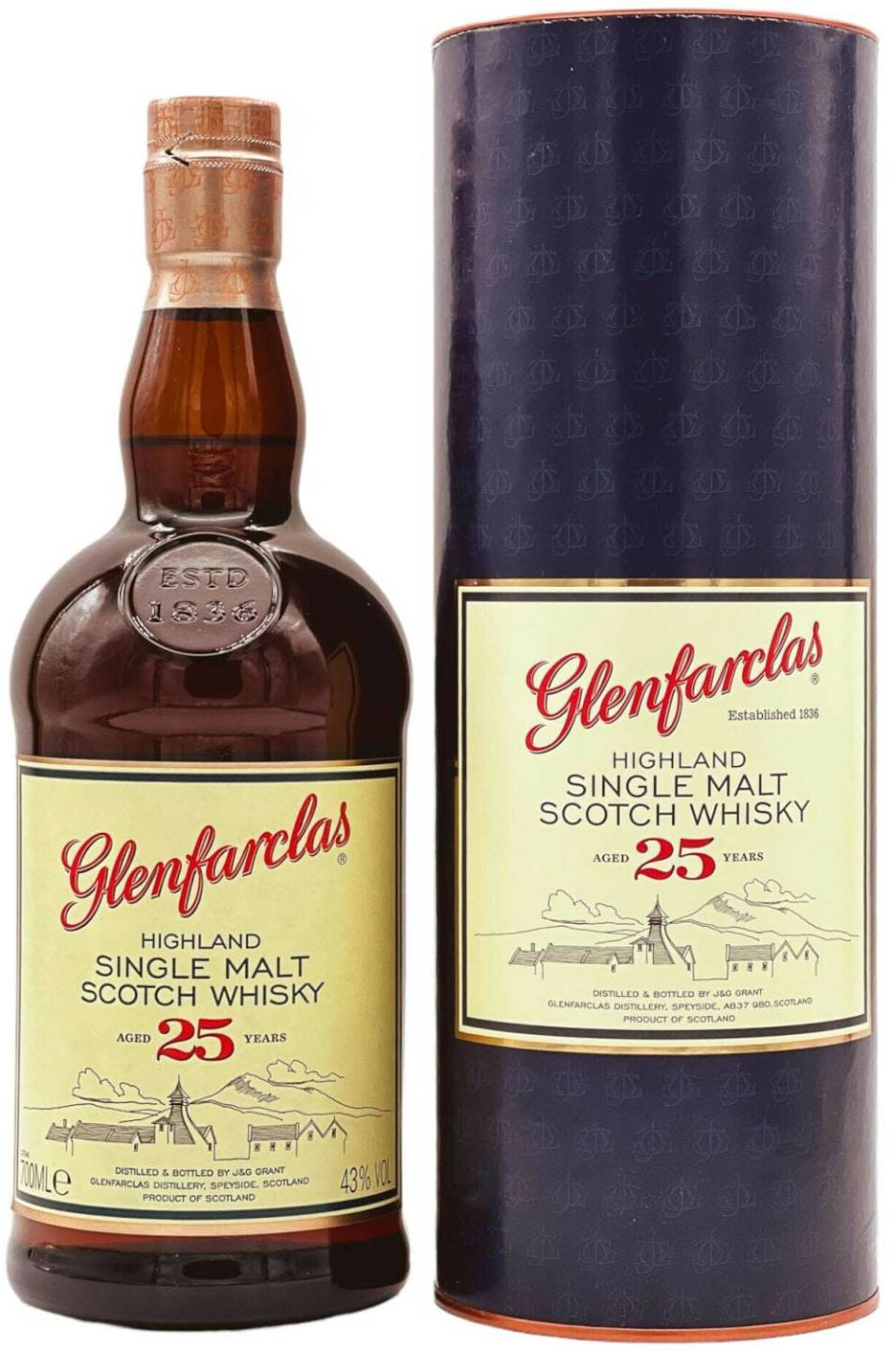 Glenfarclas 25 Jahre 43%0,7l Whisky