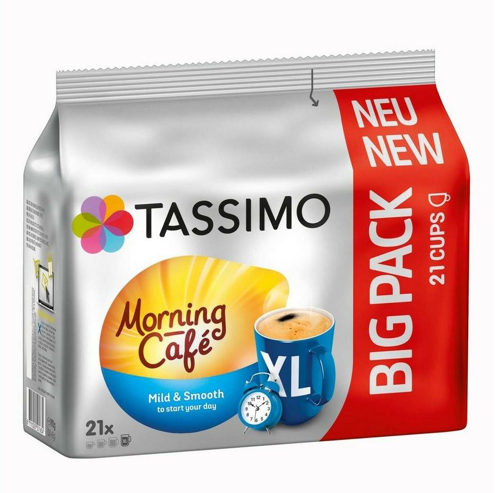 Tassimo Morning Café Mild & Smooth XL Kapseln3x21 Port. Tassimo Morning Café Mild & Smooth XL Kapseln