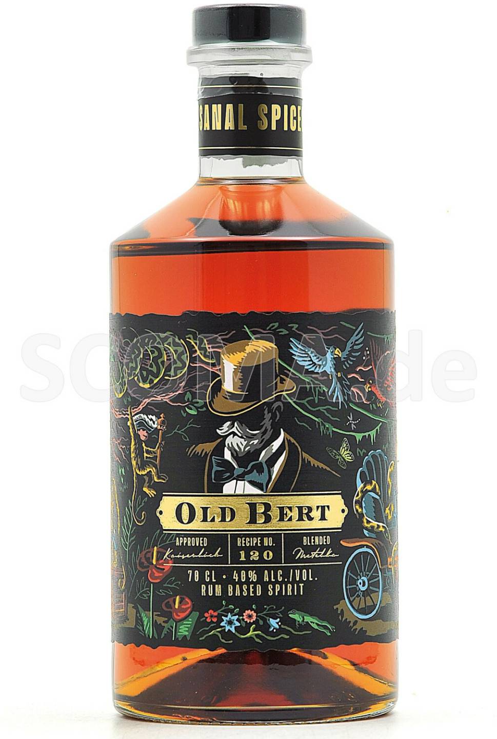 Rum Michler's Old Bert Jamaican Spiced in Geschenkverpackung 0,7l 40%