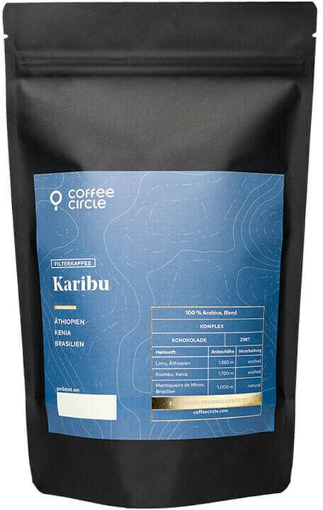 Kaffee & Espresso Coffee Circle Karibu Kaffee ganze Bohne (1kg)