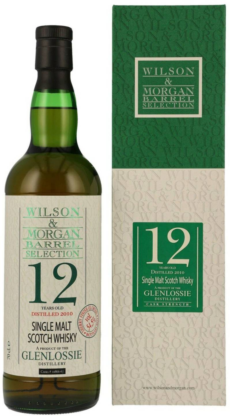 Whisky Glenlossie Wilson & Morgan 12 Jahre 2010/2023 Oloroso Sherry Finish 0,7l 54,5%