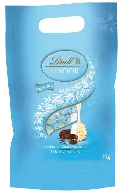 Pralinen Lindt Lindor Kugeln Stracciatella (1 kg)