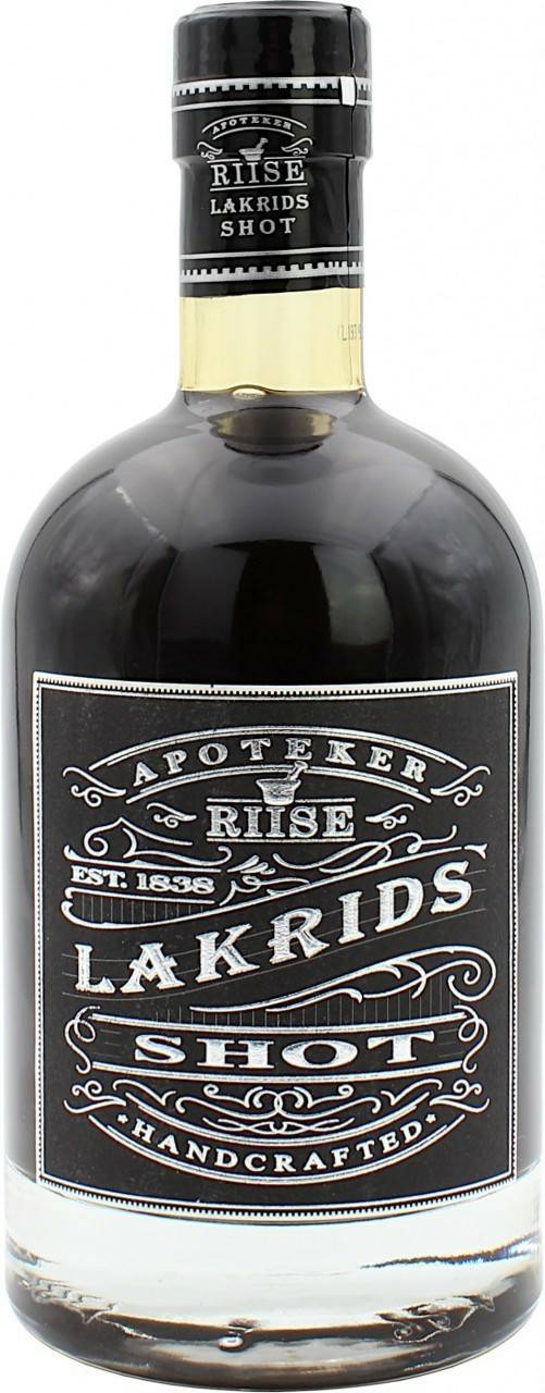 A.H. Riise Apoteker Lakrids Shot 18% 0,7l Liköre