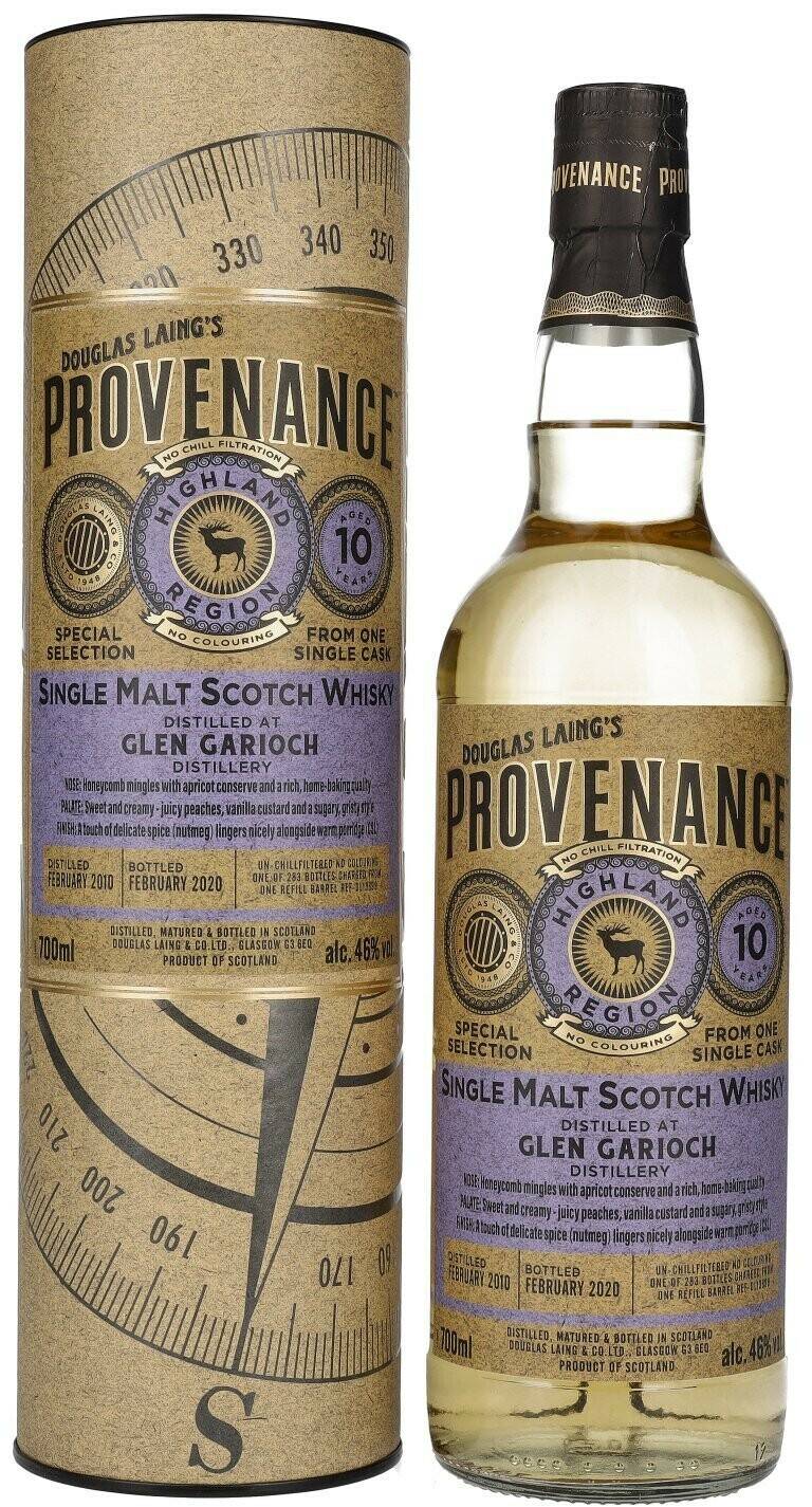 Douglas Laing's Provenance Glen Garioch 10 Jahre Single Cask Malt 2010 0,7l 46% Whisky