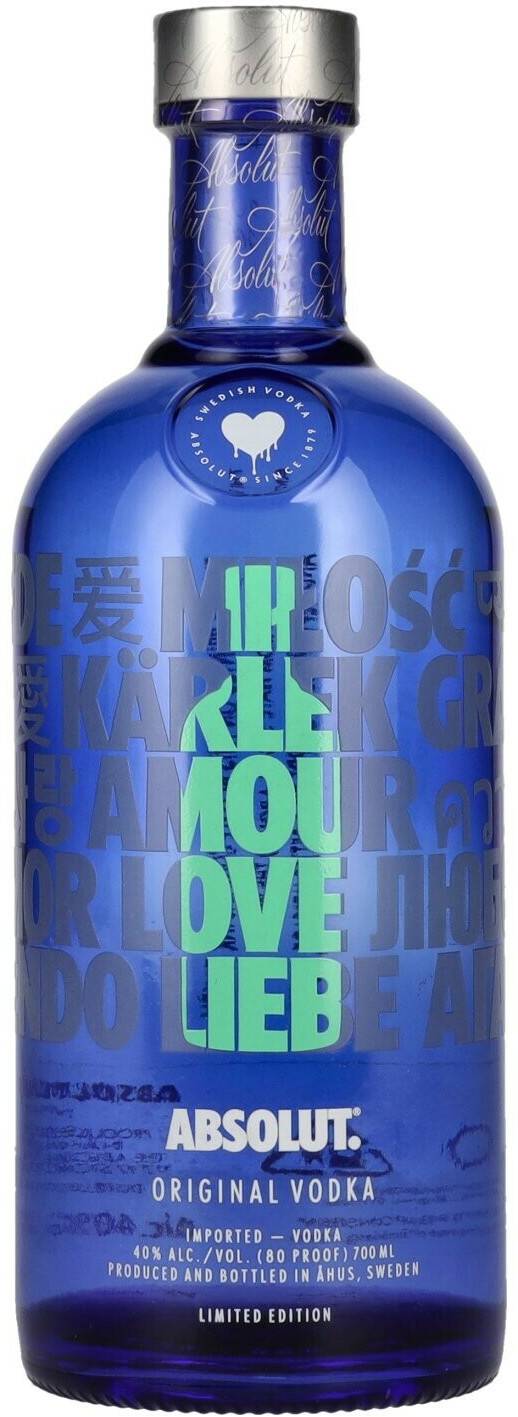 Wodka Absolut Drop of Love 0,7l 40%