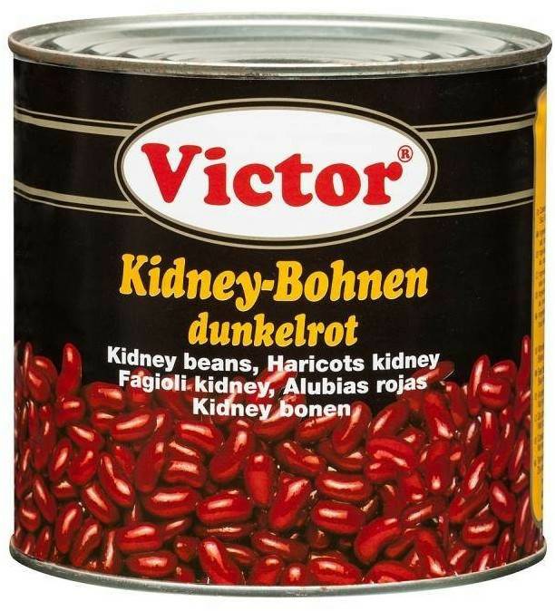 Victor Kidney-Bohnen dunkelrot (6x1,5kg) Getreide & Hülsenfrüchte