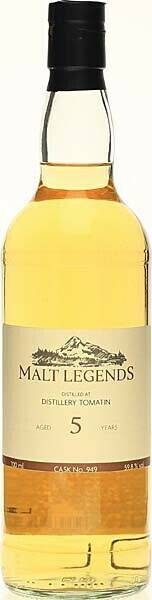 Whisky Tomatin 5 Years Old Malt Legends 2012/2017 Single Malt Scotch Whisky 0,7l 59,8%