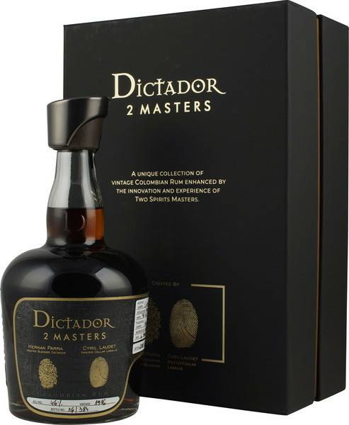 Dictador Rum Dictador 2 Masters Laballe 1976 0,7l 46 % Rum