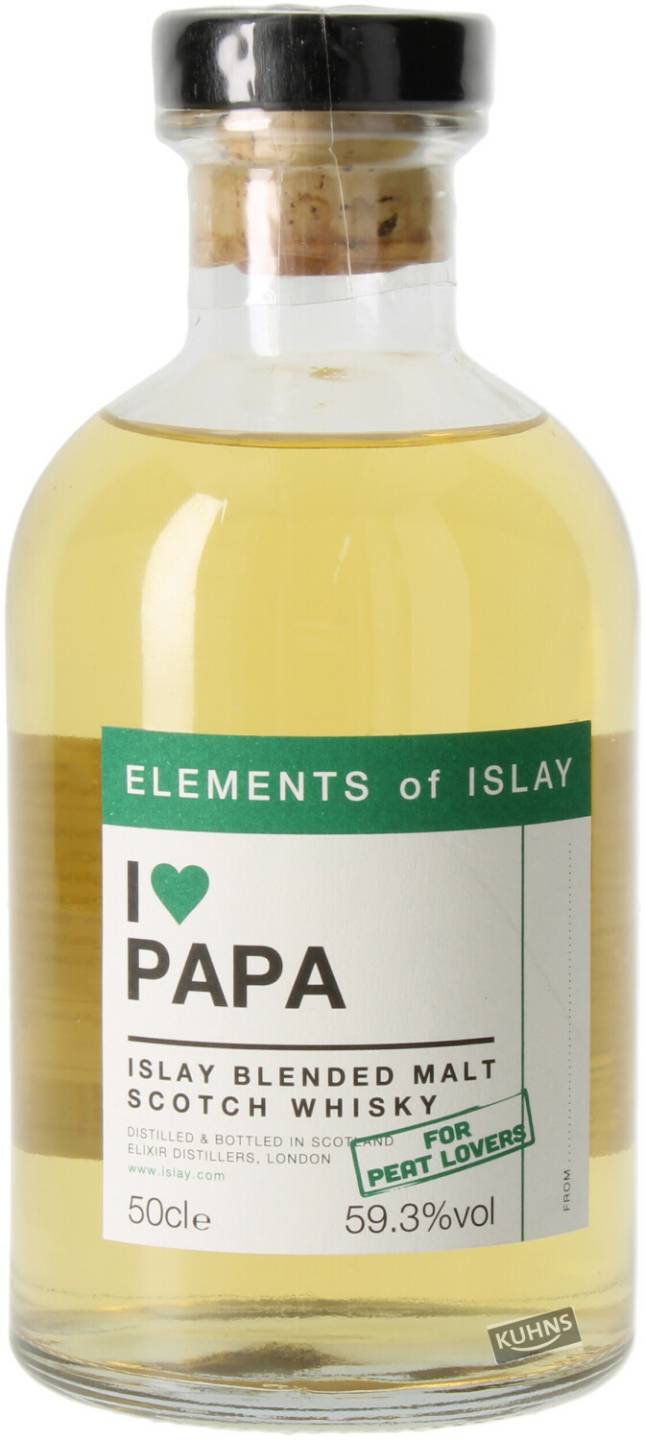 Elixir Distillers Elements of Islay I love Papa 0,5l 59,3% Whisky