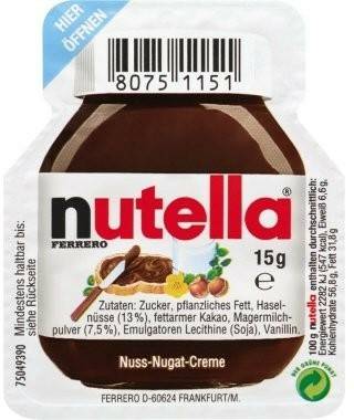 Ferrero NutellaPortionspackungen (40x15g) Ferrero Nutella