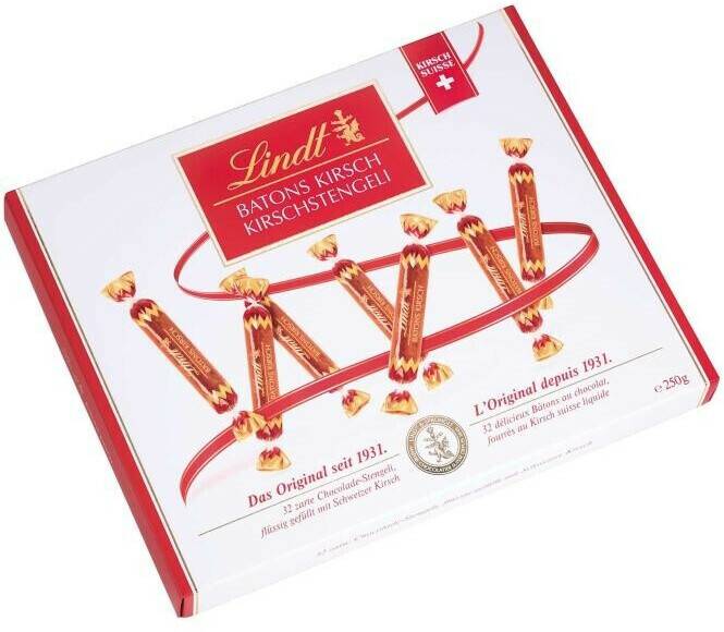 Lindt Batons Kirsch - Kirschstengeli (250 g) Schokolade