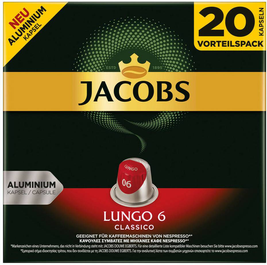 Jacobs Lungo 6 Classico Jacobs Lungo 6 Classico200 Port.