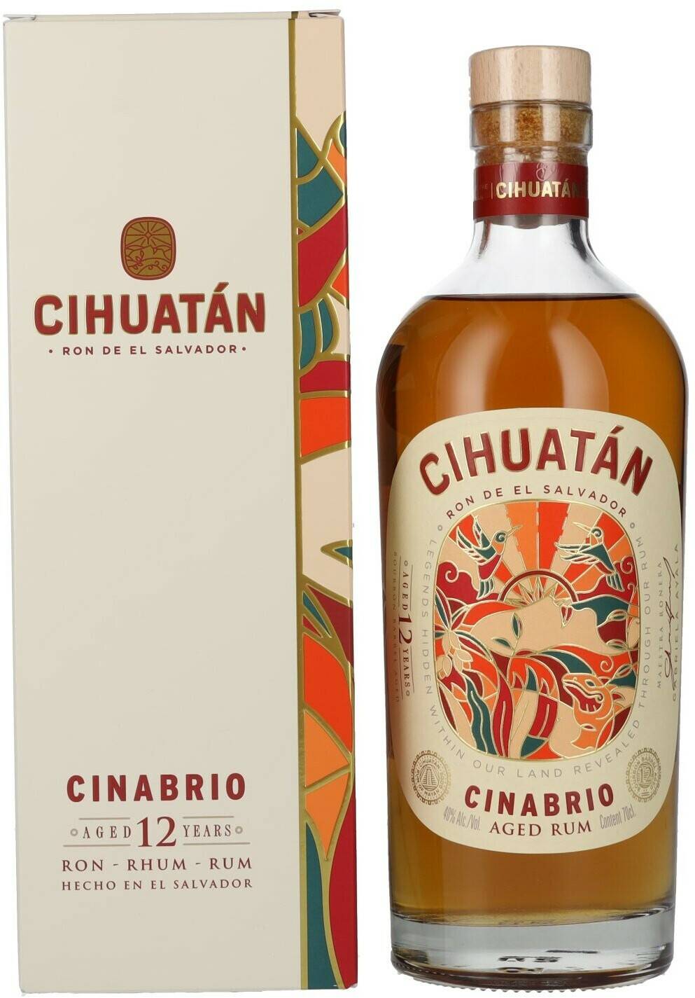 Rum Ron Cihuatán Cinabrio Ron de El Salvador 0,7l 40%