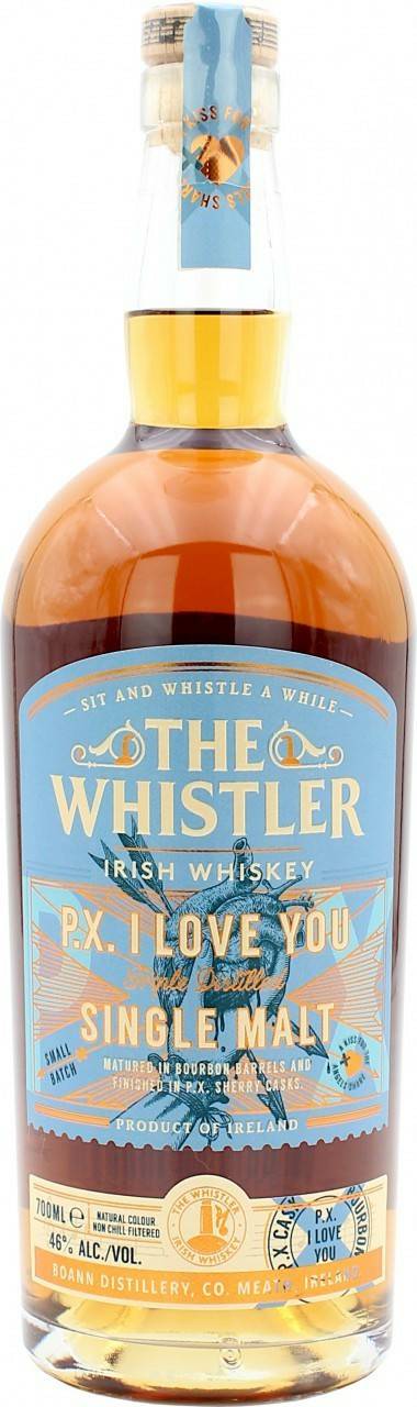 Boann The Whistler P.X. I love you Single Malt PX Sherry Cask Finish 46% 0,7l Whisky