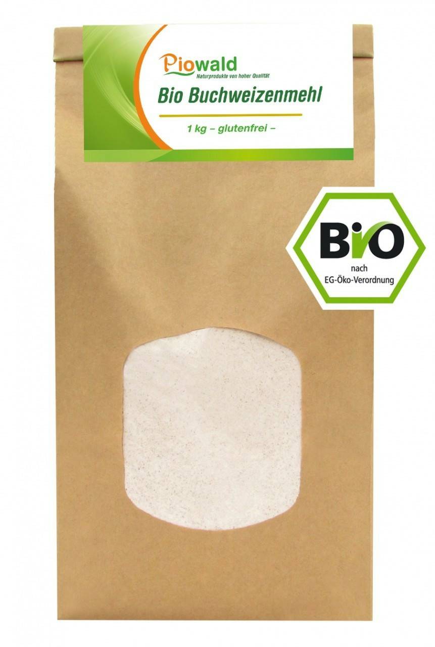 Piowald Bio Buchweizenmehl (1kg) Backzutaten