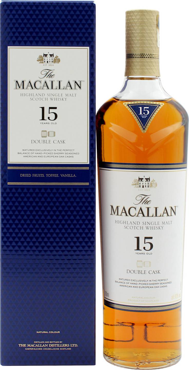 The Macallan Double Cask 15 Jahre Release 2020 43% 0,7l Whisky