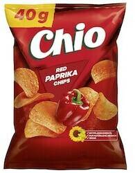 Knabbereien Chio Chips Red Paprika (12 x 40g)