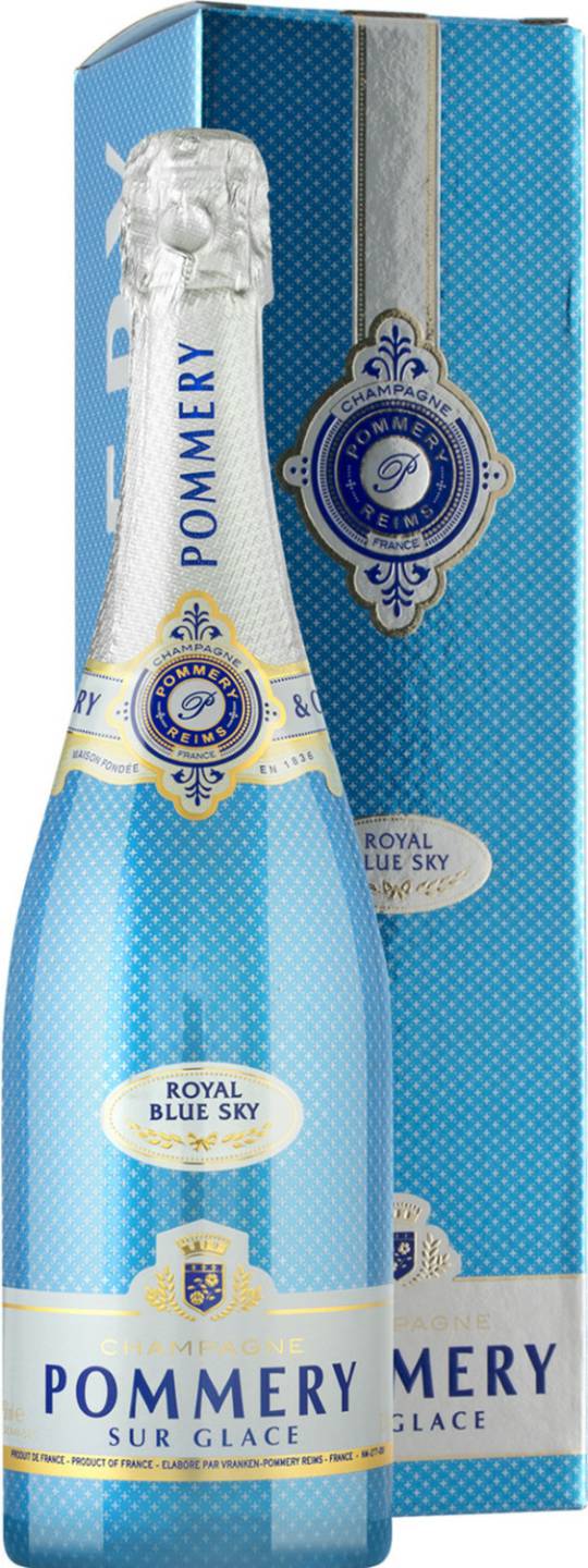 Champagner, Sekt & Prosecco Pommery Royal Blue Sky0,75l + Geschenkverpackung