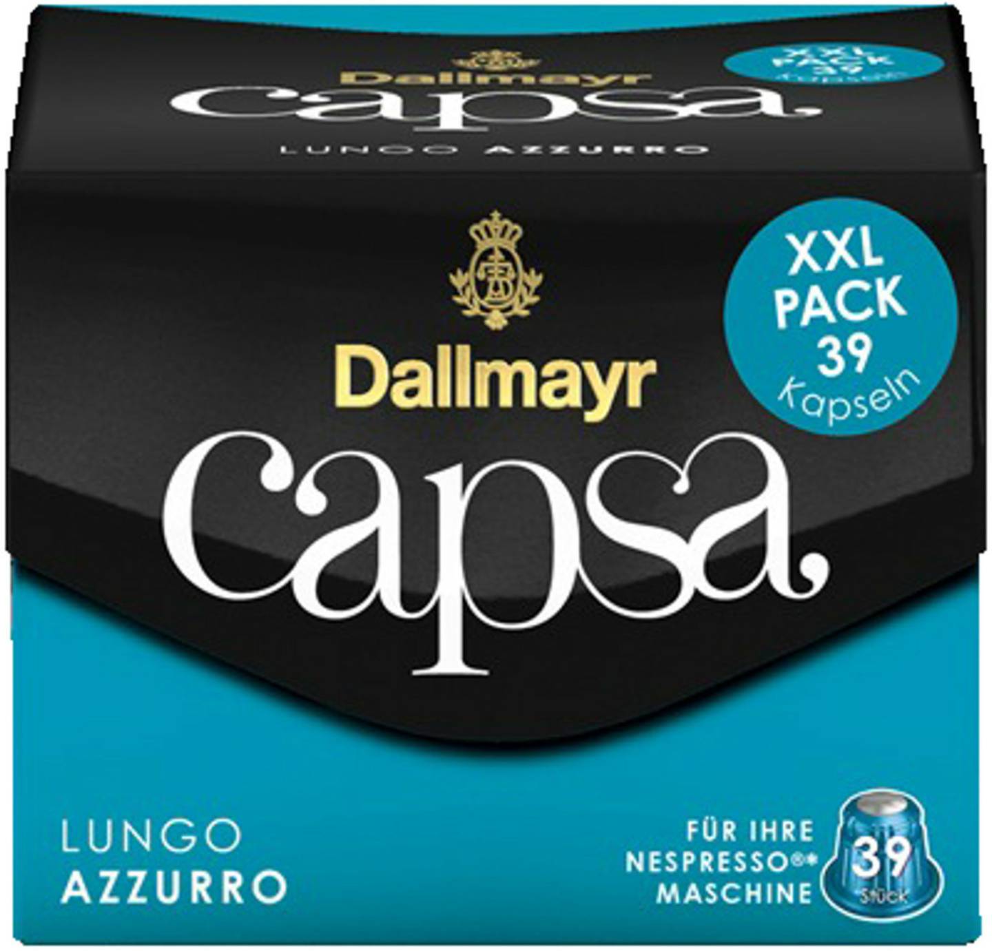 Dallmayr capsa Lungo Azzurro XXL (39 Port.) Kaffeekapseln & Pads