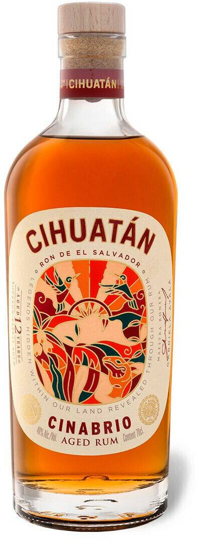 Rum Ron Cihuatán Cinabrio Ron de El Salvador 0,7l 40%