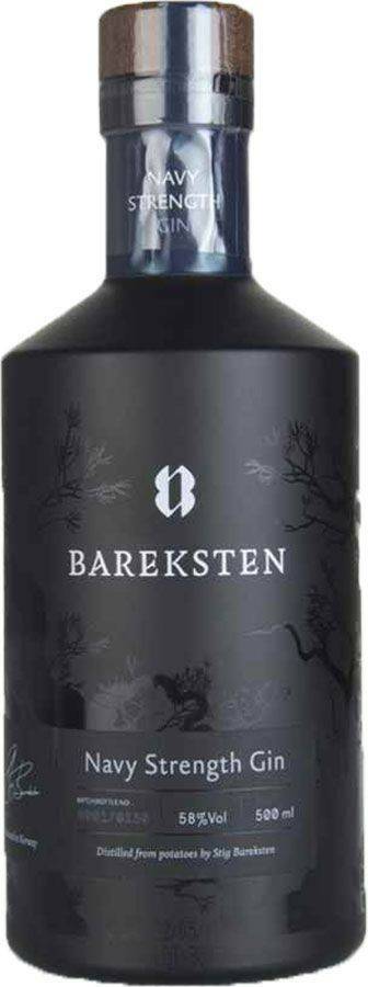 Gin Bareksten Navy Strength 58% 0,7l