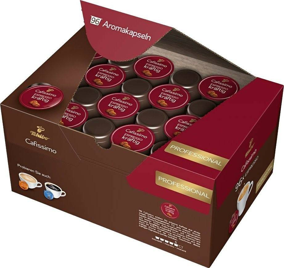 Tchibo Cafissimo Espresso kräftig (96 Port.) Kaffeekapseln & Pads