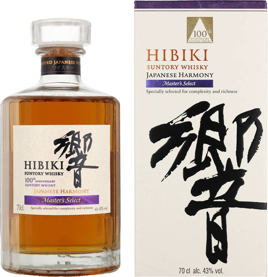 Whisky Suntory Hibiki Japanese Harmony Master's Select 100th Anniversary Edition 0,7l 43%