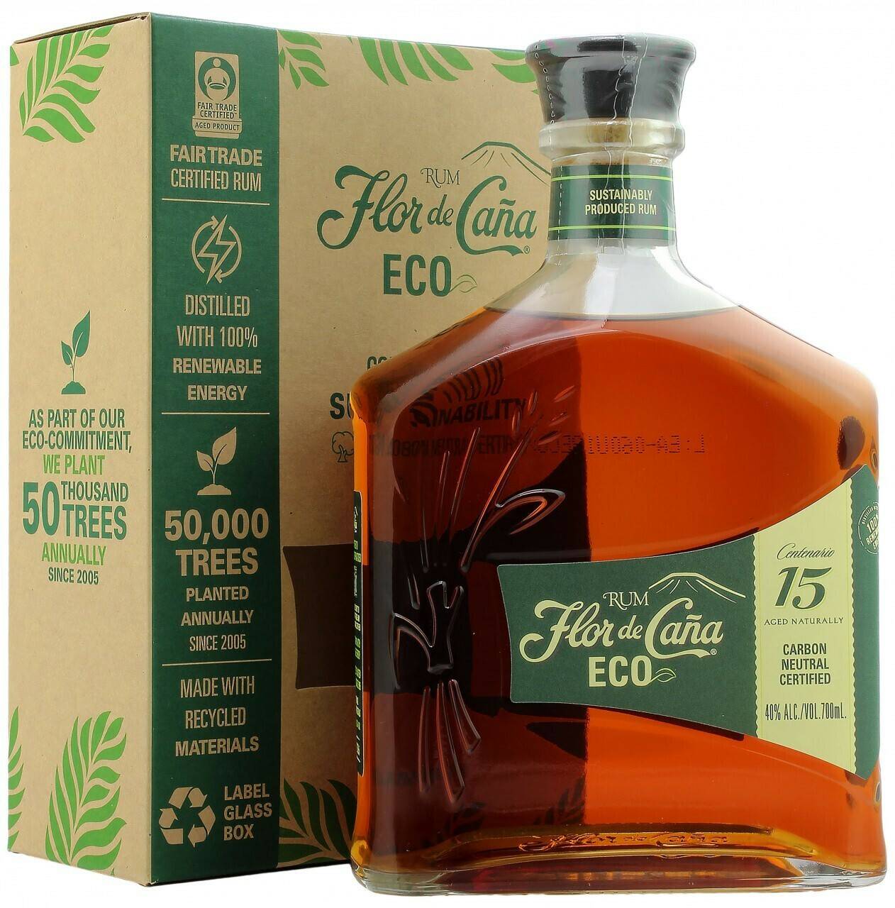 Flor de Caña 15 Jahre 0,7l 40% Rum