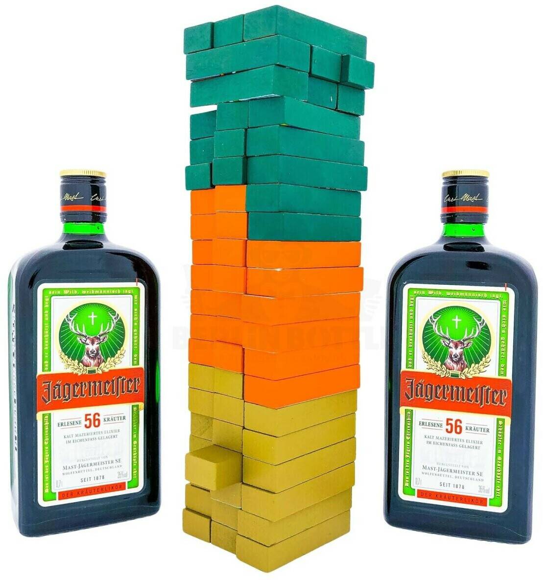 Jägermeister 35%2x0,7l Geschenkset mit Meister Bricks Liköre