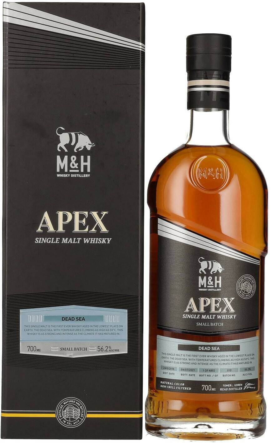 Whisky Milk & Honey Distillery Apex Dead Sea Small Batch Single Malt Whisky 0,7l 56,2%