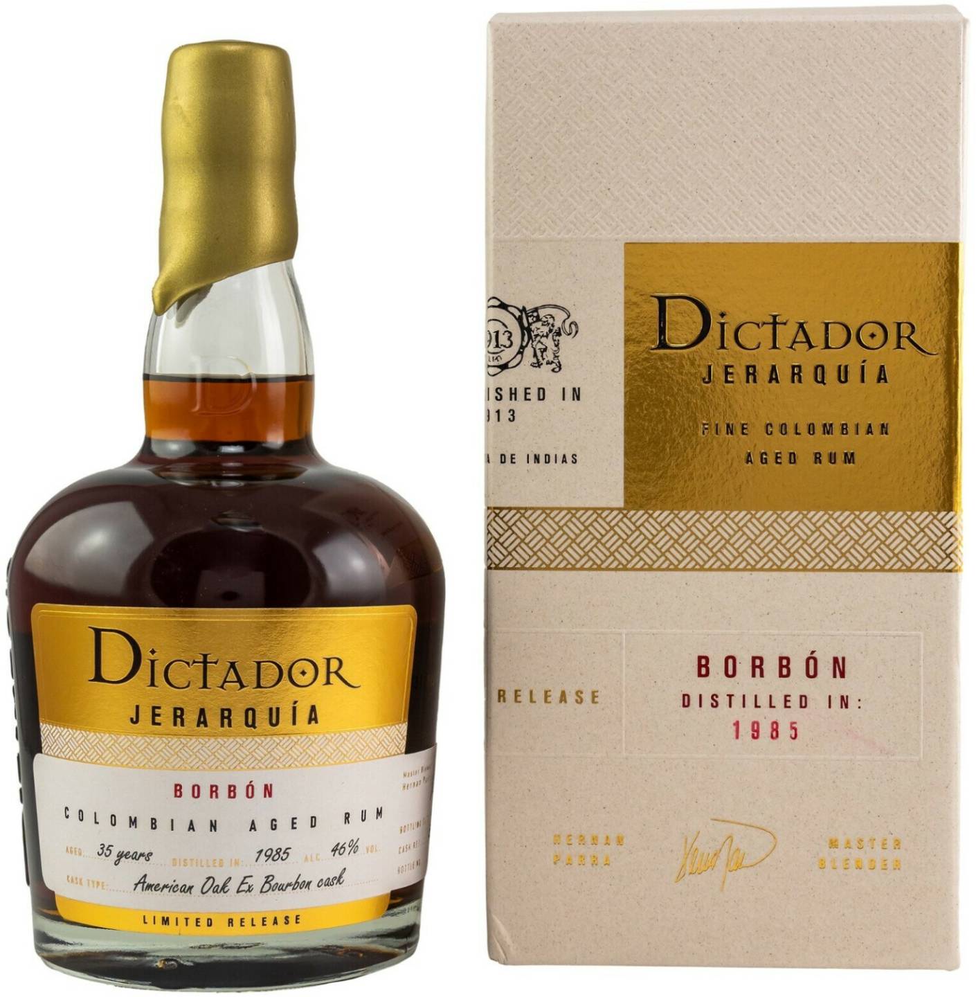 Rum Dictador Jerarquia 1985/2020 35 Jahre Bourbon Casks 0.7l 46%