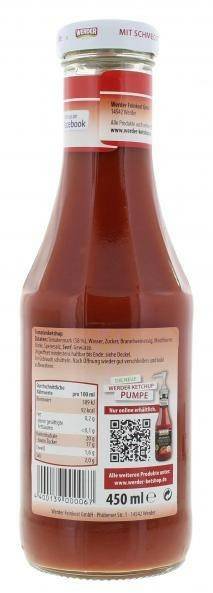 Werder Feinkost Tomaten Ketchup (450 ml) Ketchup & Senf