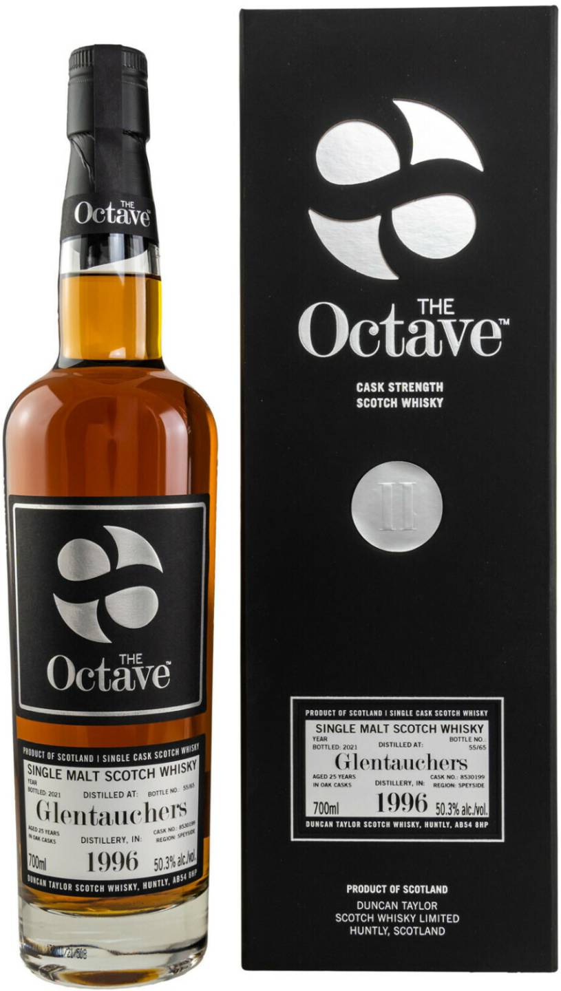 Glentauchers 25 Jahre 1996/2021 The Octave Premium Duncan Taylor Cask 0,7l 50,3% Whisky