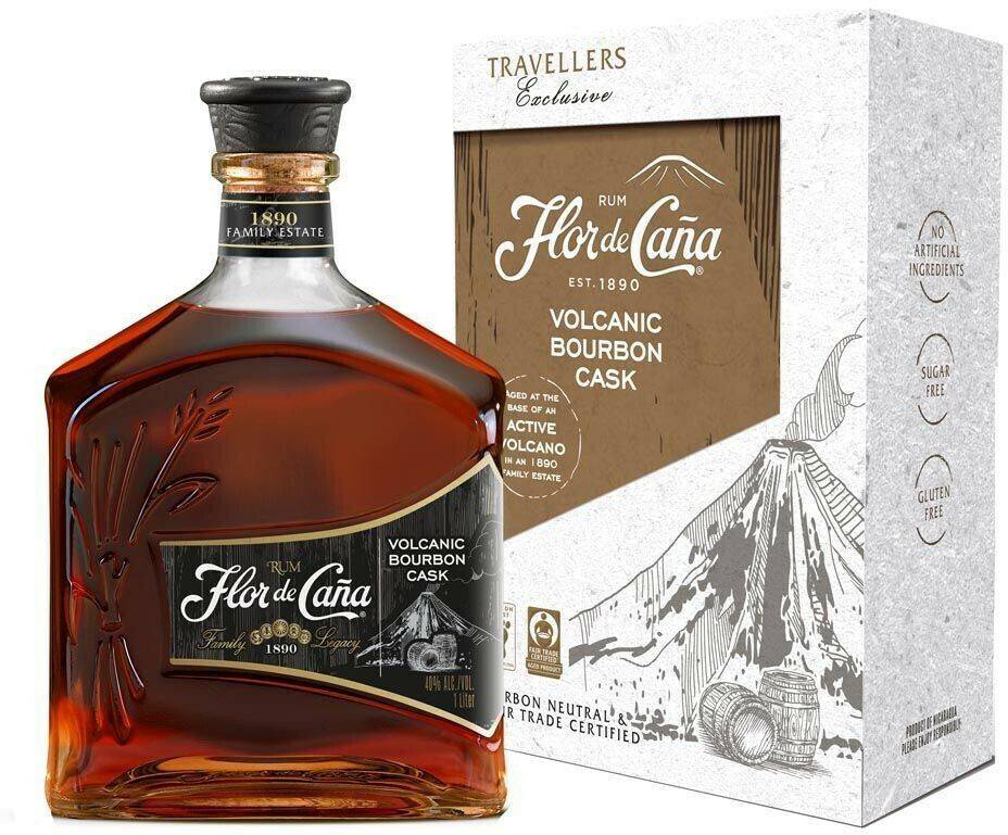 Flor de Caña Volcanic Bourbon Cask 1l 40% Rum